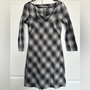 STETSON Plaid Cowl Neckline Dress